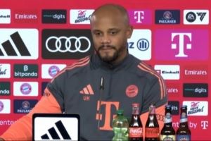 孔帕尼：相比于破纪录我更愿意赢得决赛 我和瓜迪奥拉联系密切